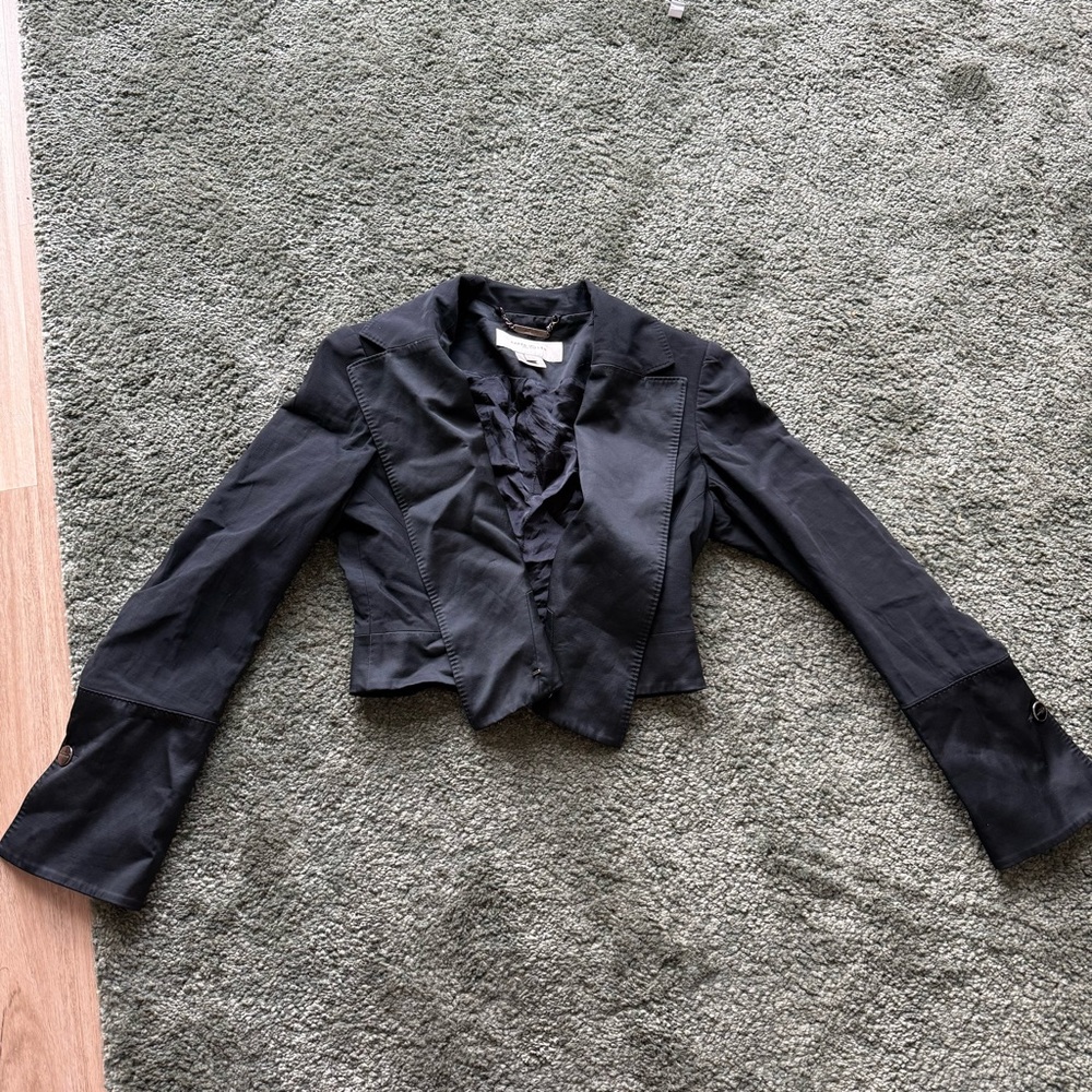 Karen Millen Black Cropped Blazer